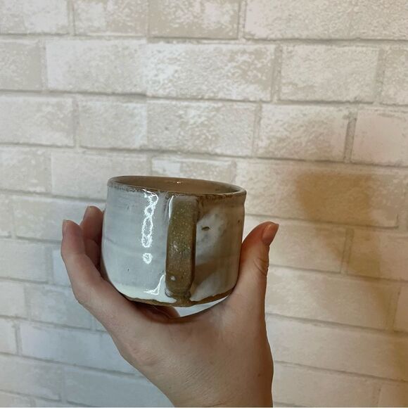 Hand thrown - Handmade 2” Pottery Small Mug / Espresso Mug - Picture 5 of 8